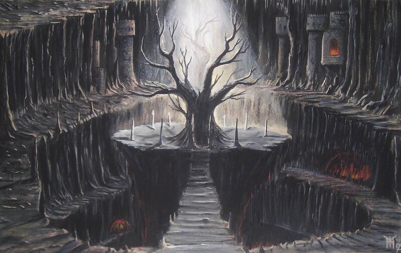 Dead Tree in Cavern
