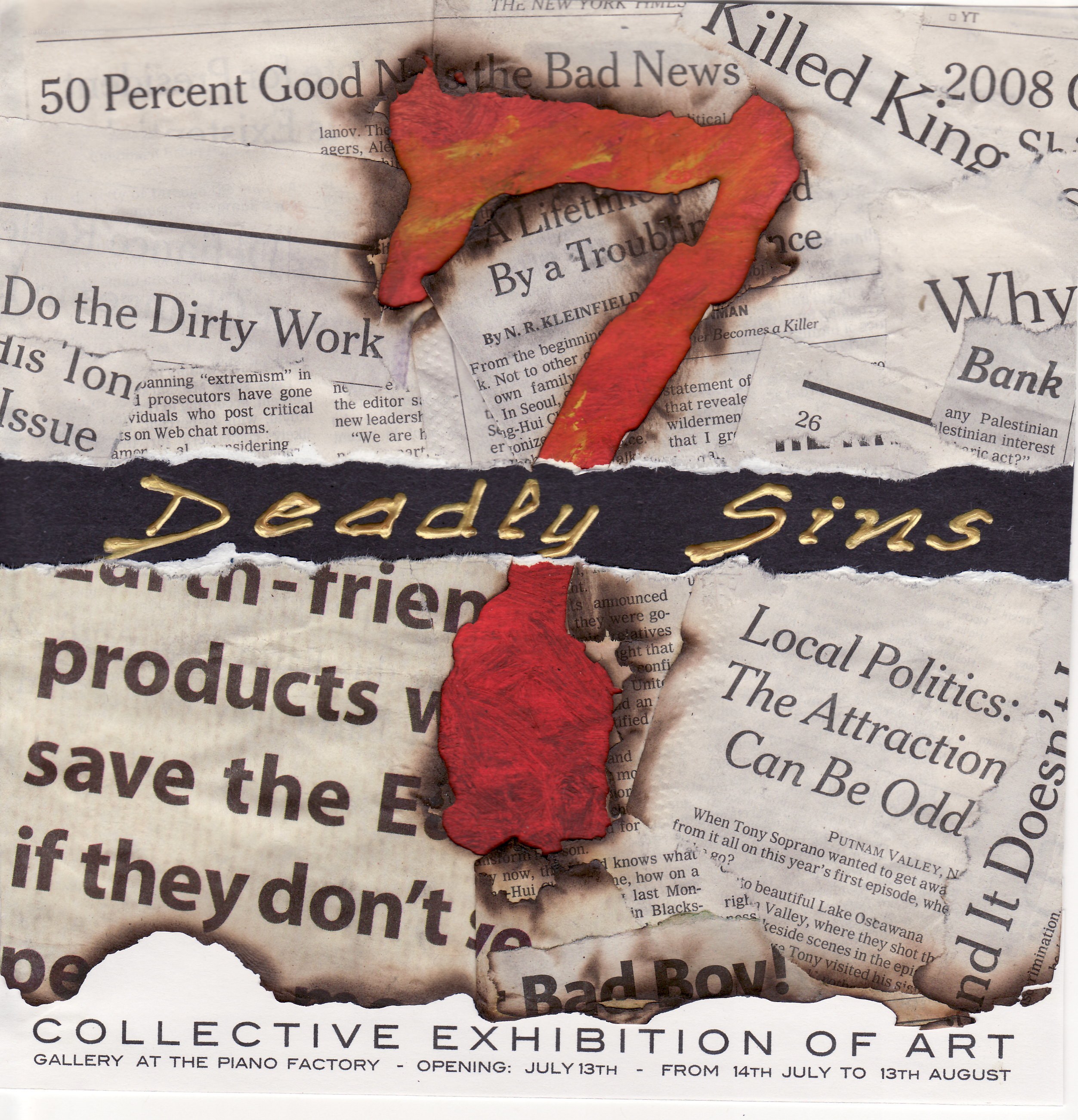 Deadly Sins art exhibition