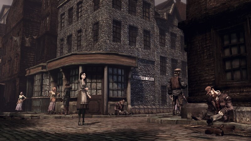 Deadman's Cross street scene