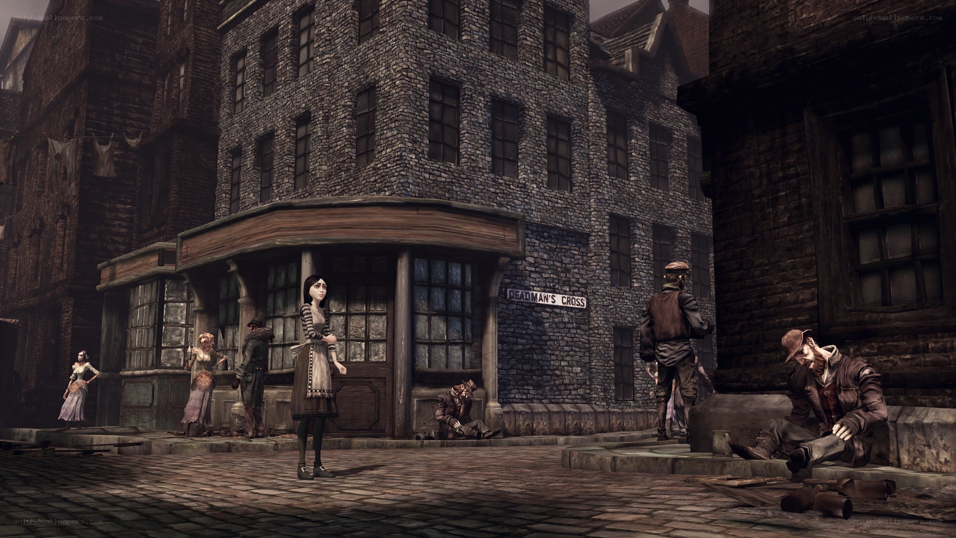 Deadman's Cross street scene