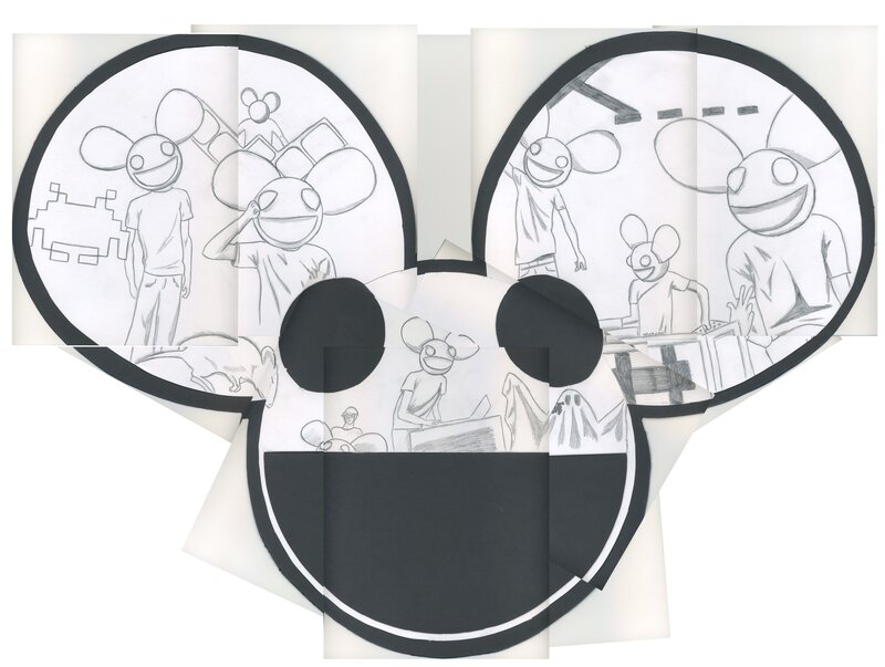 Deadmau5 art collage