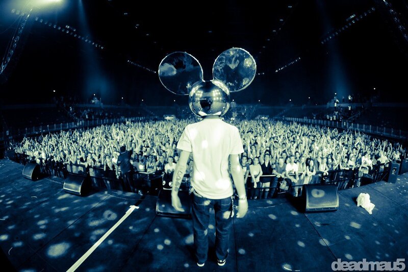 Deadmau5 at a concert