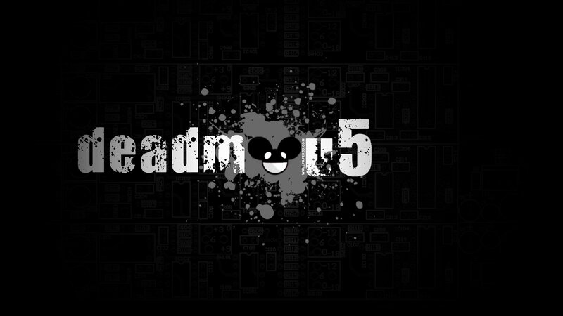 Deadmau5 Logo — Black, Dark, Digital Art, Circuit Board