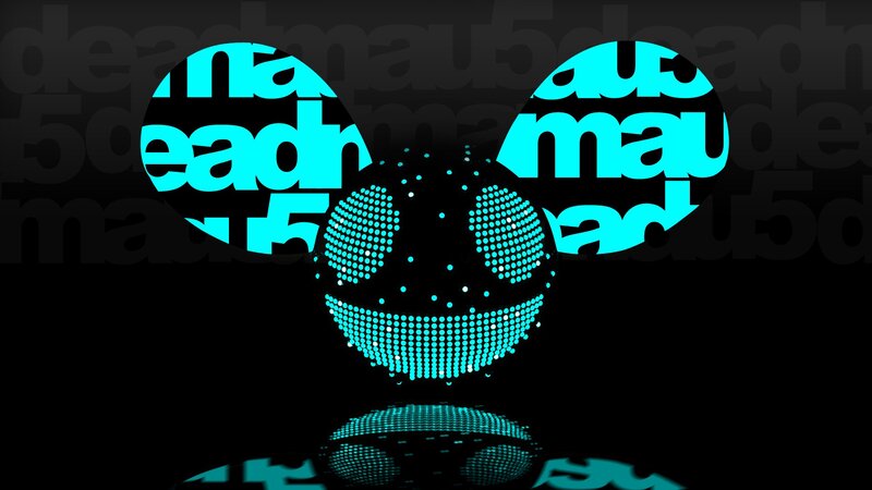 Deadmau5 Logo — Black, Dark, Digital Art, Text