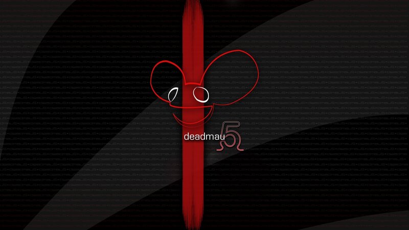 Deadmau5 Logo — Black, Dark, Digital Art