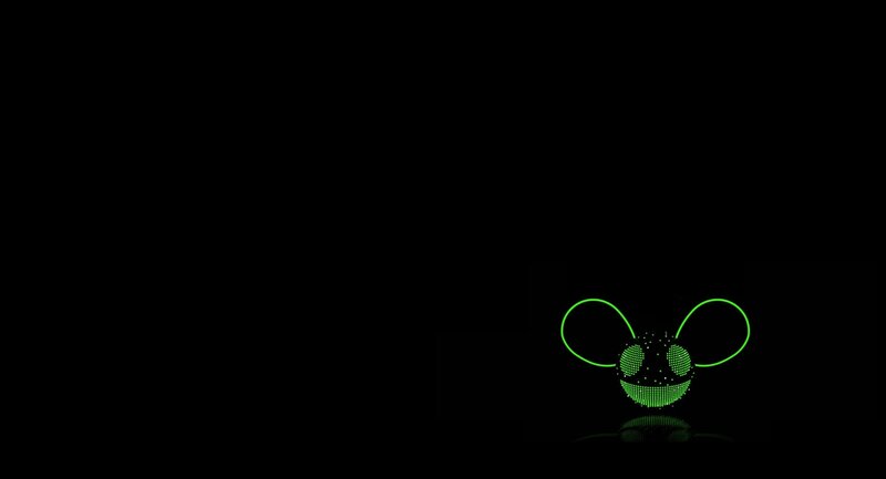 Deadmau5 Logo — Black, Minimalist