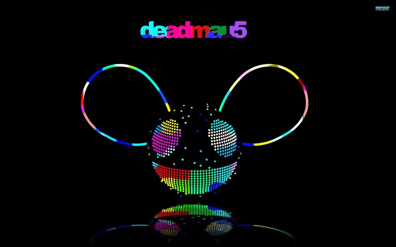 Deadmau5 Logo — Black, Vibrant, Digital Art