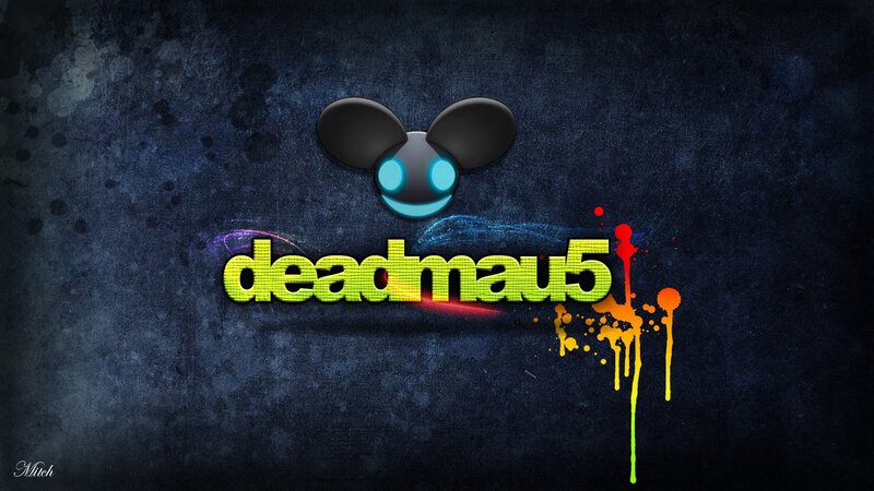 Deadmau5 Logo — Blue, Dark