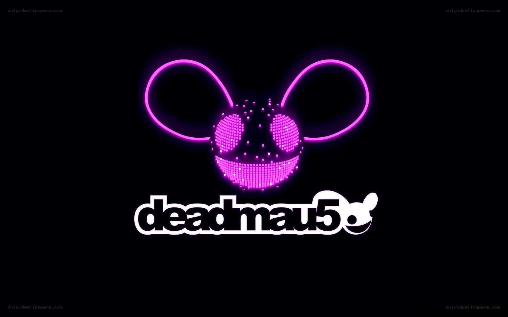 Deadmau5 logo neon art
