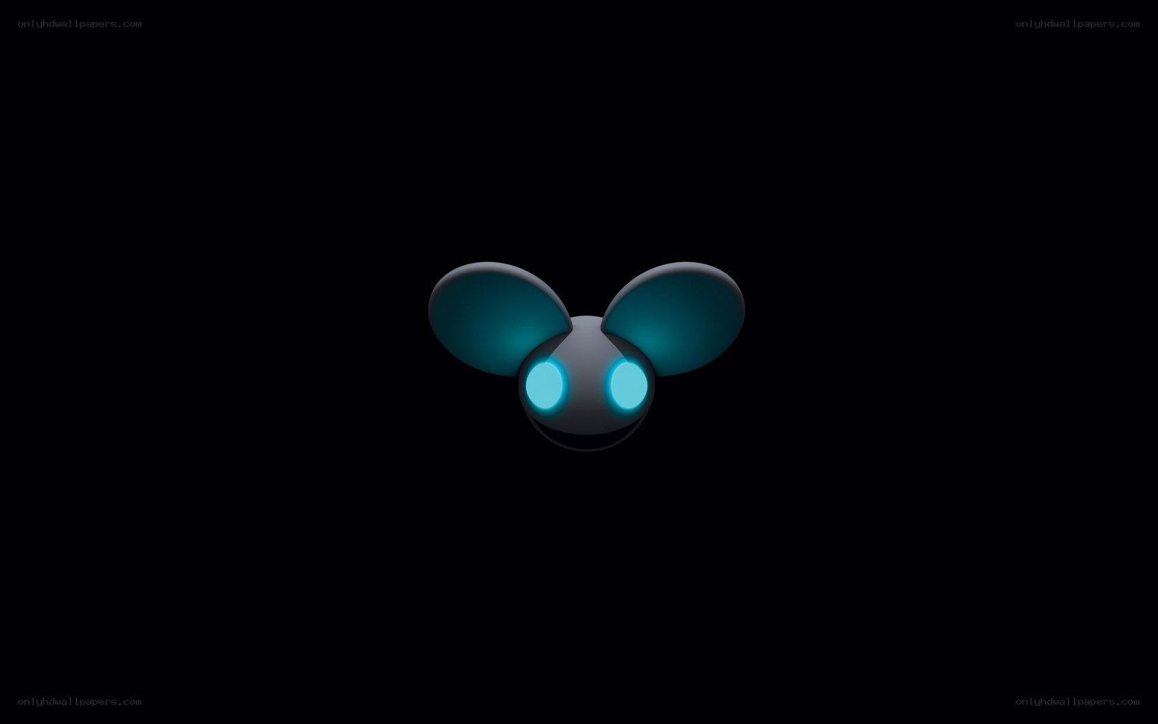 Deadmau5 logo on black