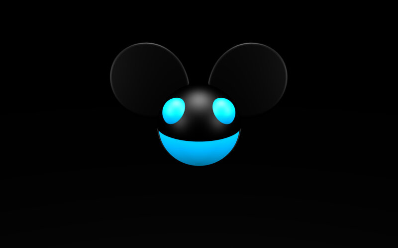 Deadmau5 logo on black