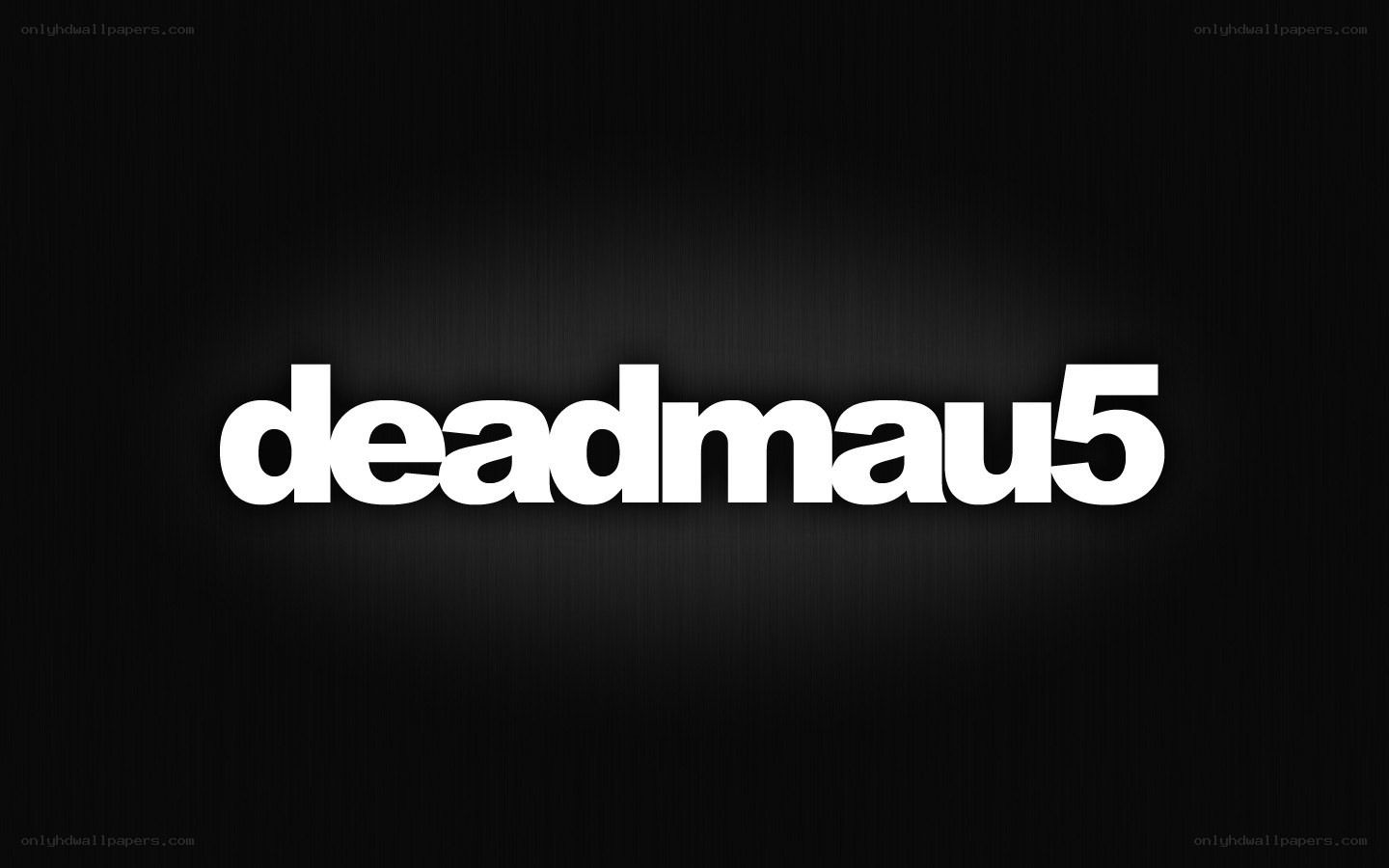 deadmau5 logo on black