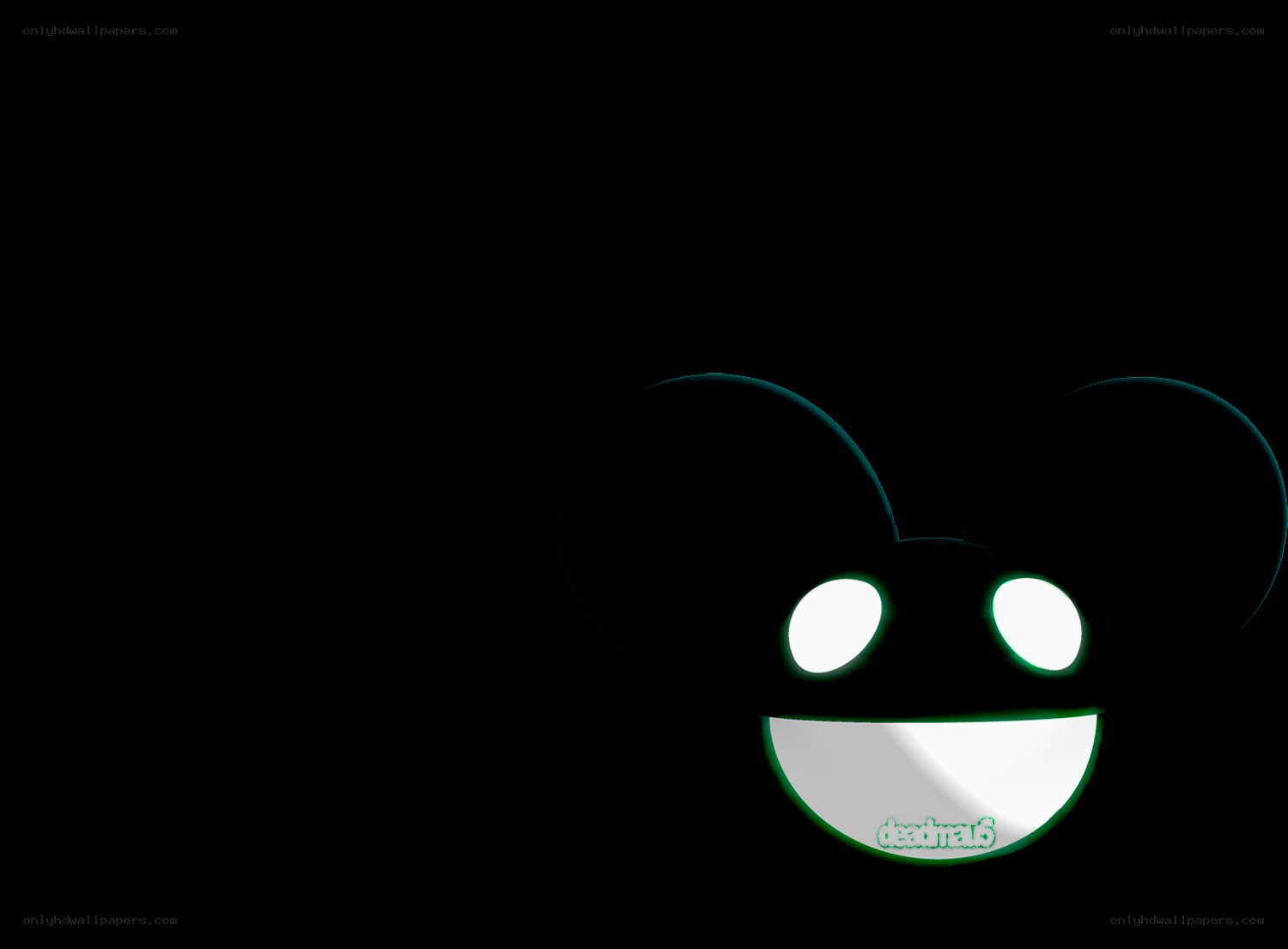 Deadmau5 logo on black