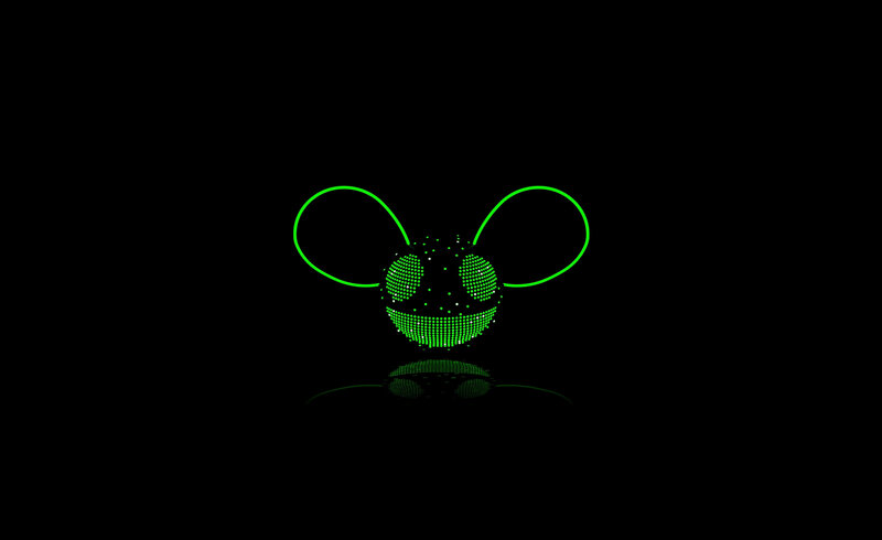 Deadmau5 logo on black