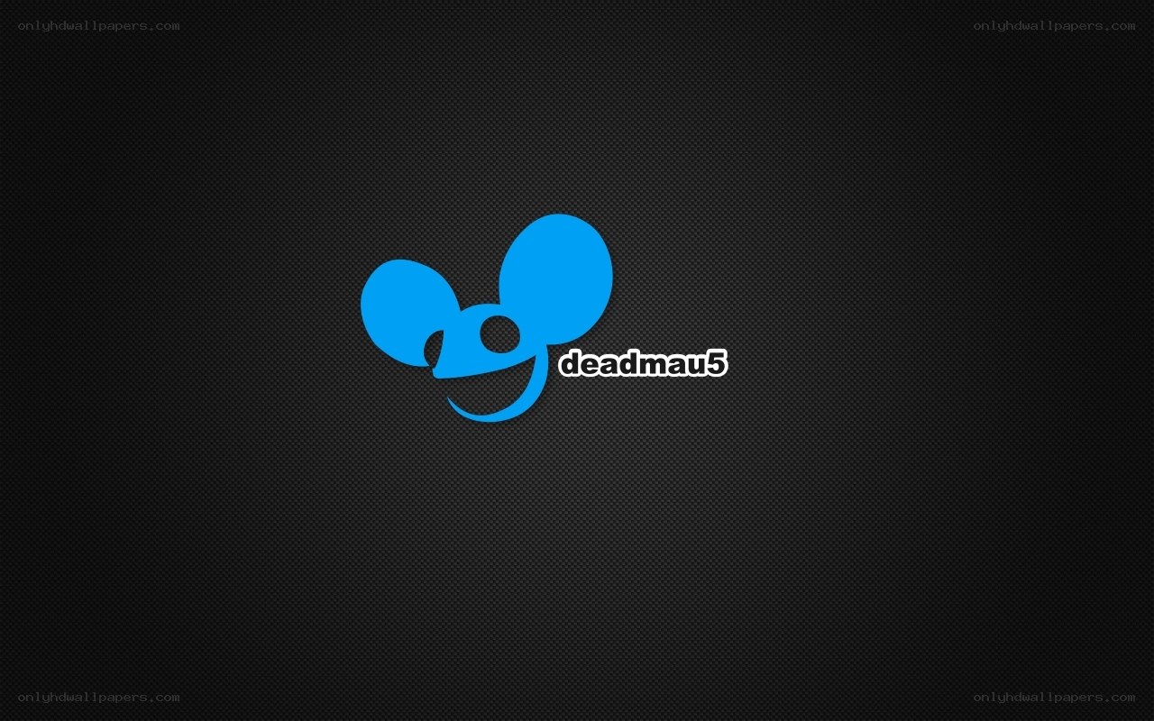 Deadmau5 logo on dark background