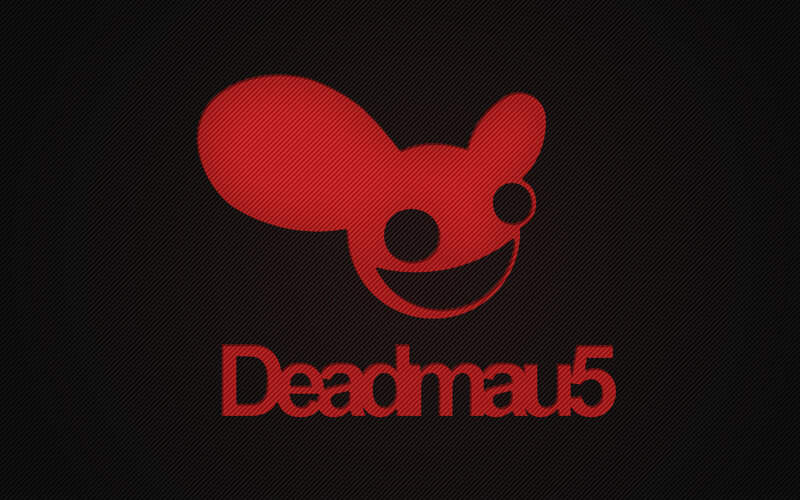 Deadmau5 logo on dark background