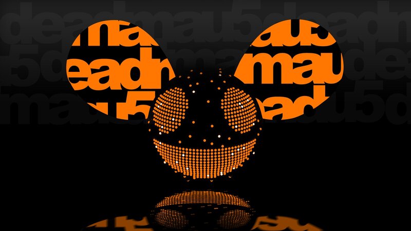 Deadmau5 Logo — Orange