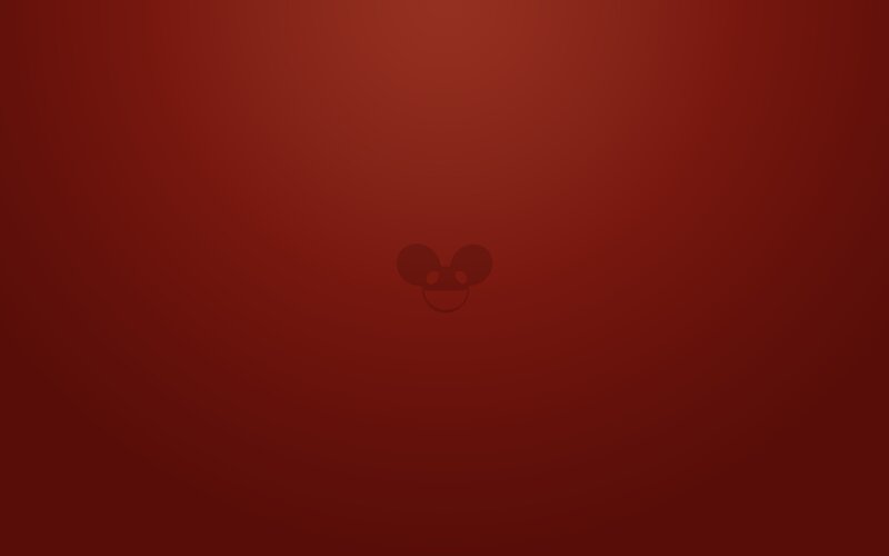 Deadmau5 Logo — Red, Calm