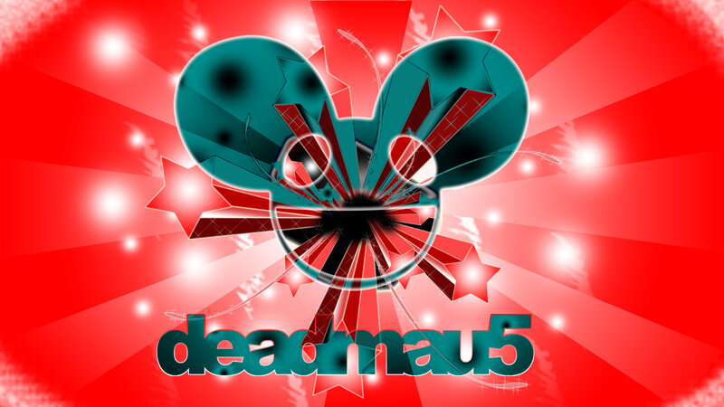 Deadmau5 Logo — Red, Energetic