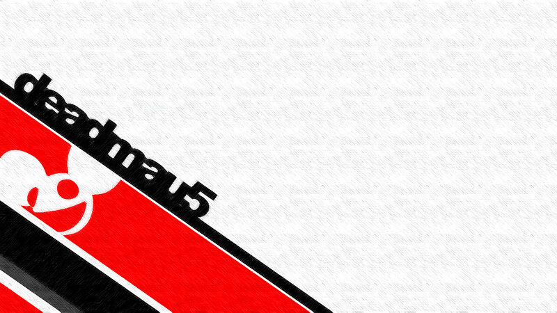 Deadmau5 Logo — Red, Minimalist