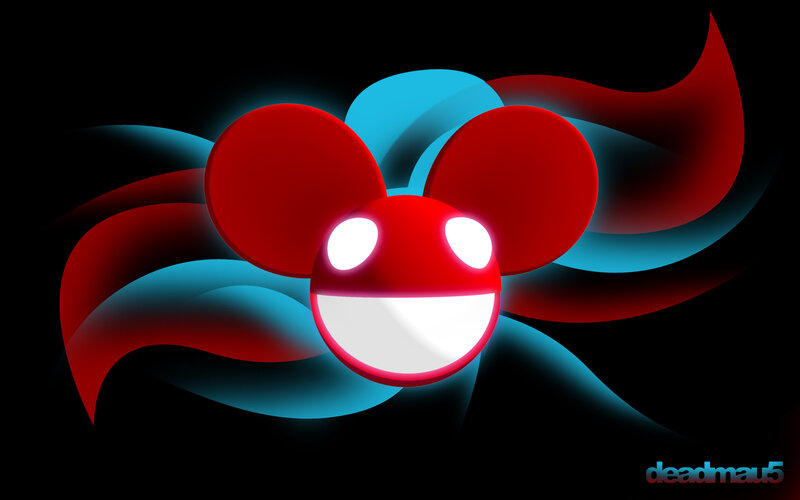 Deadmau5 logo with glowing effects
