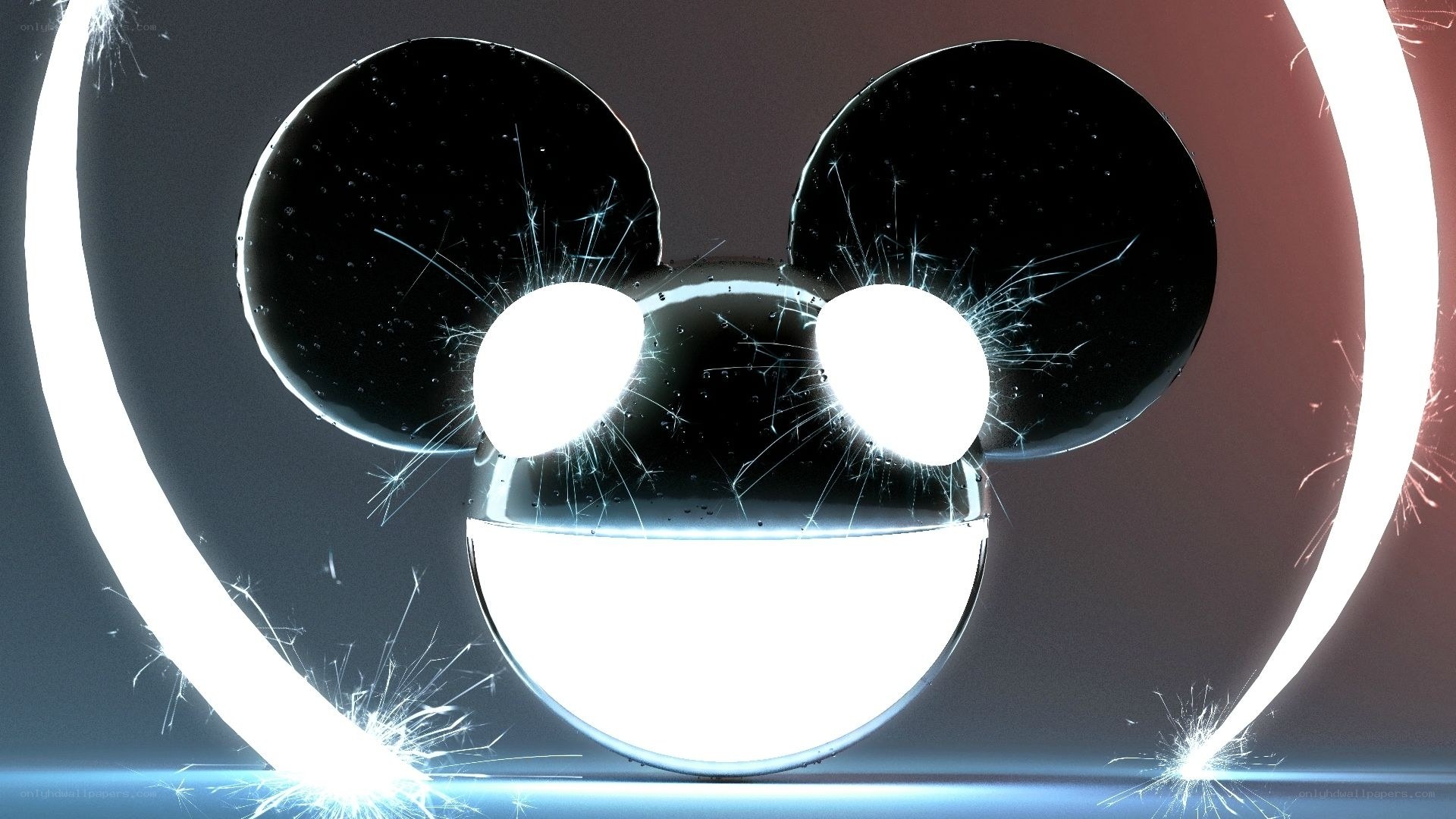 Deadmau5 logo with sparks