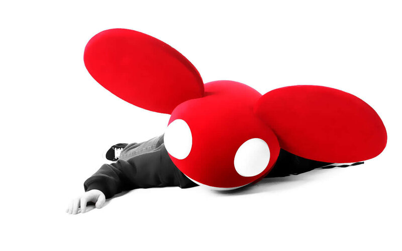 Deadmau5 lying on floor
