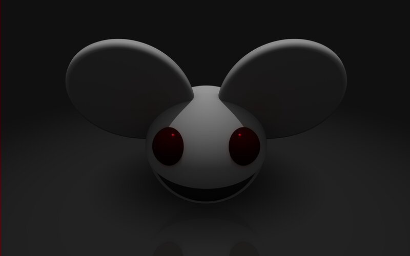 Deadmau5 Mouse Head — Black