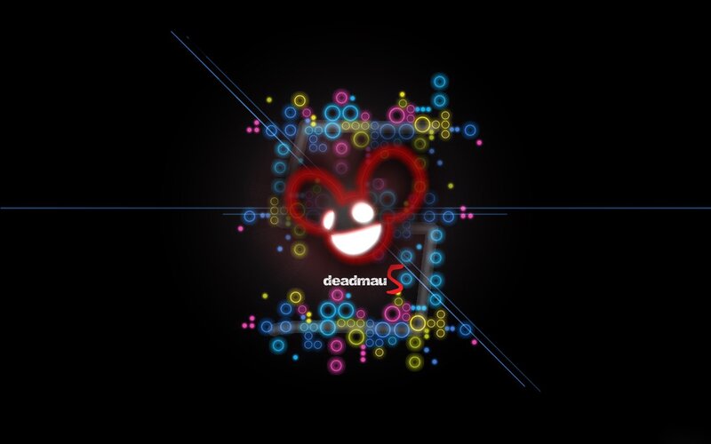 Deadmau5 neon logo art