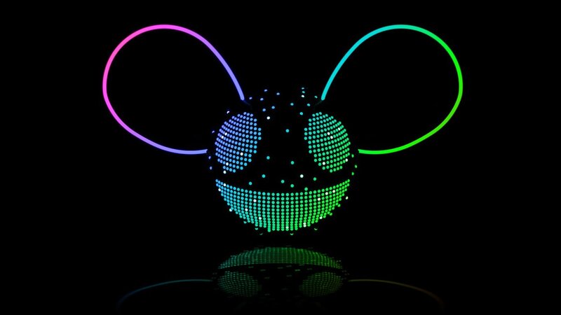 deadmau5 neon mask