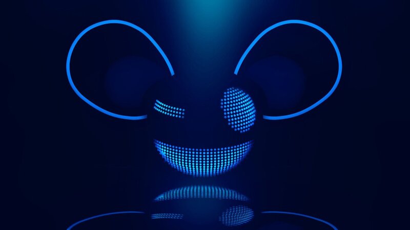 deadmau5 neon mask