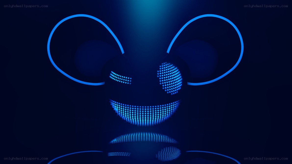 deadmau5 neon mask