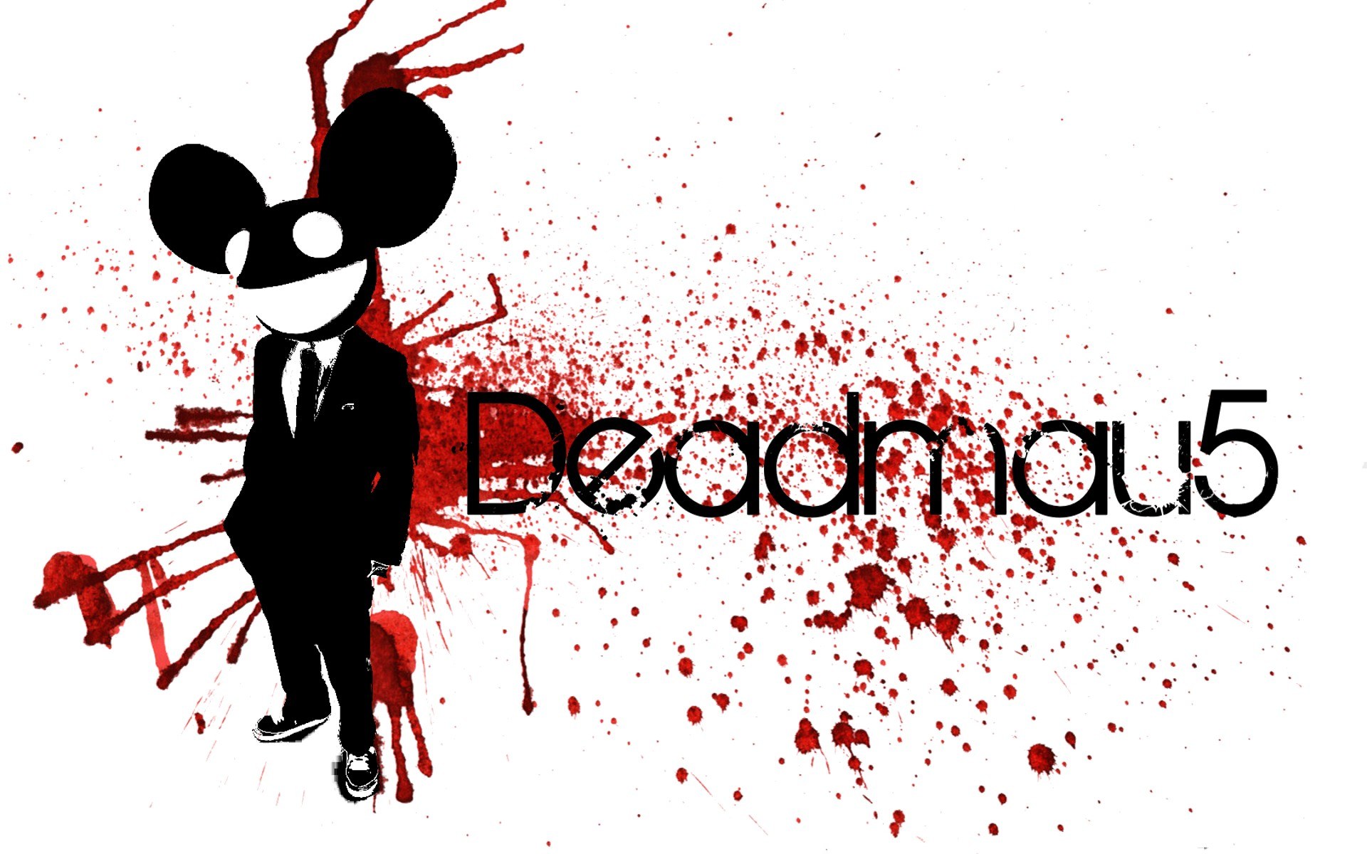 Deadmau5 with blood splatter