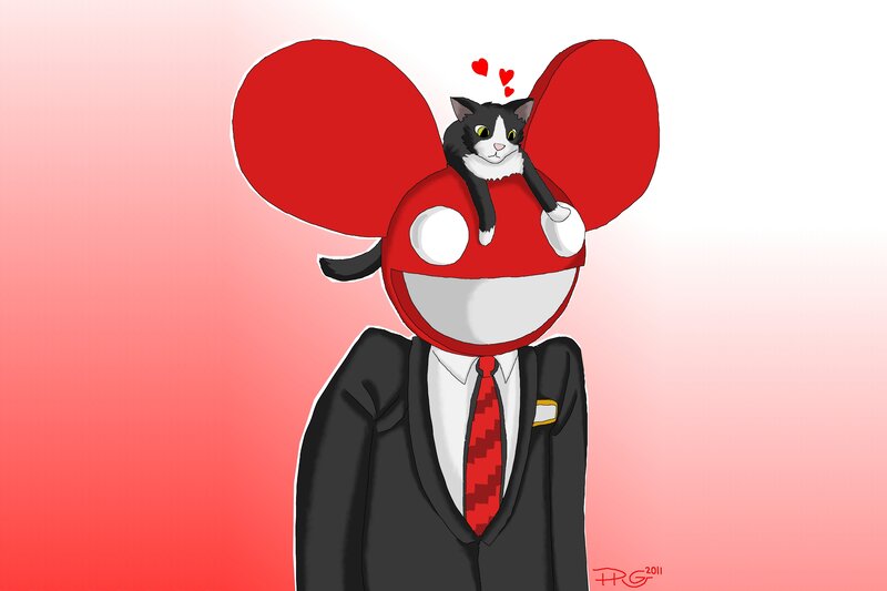 deadmau5 with cat