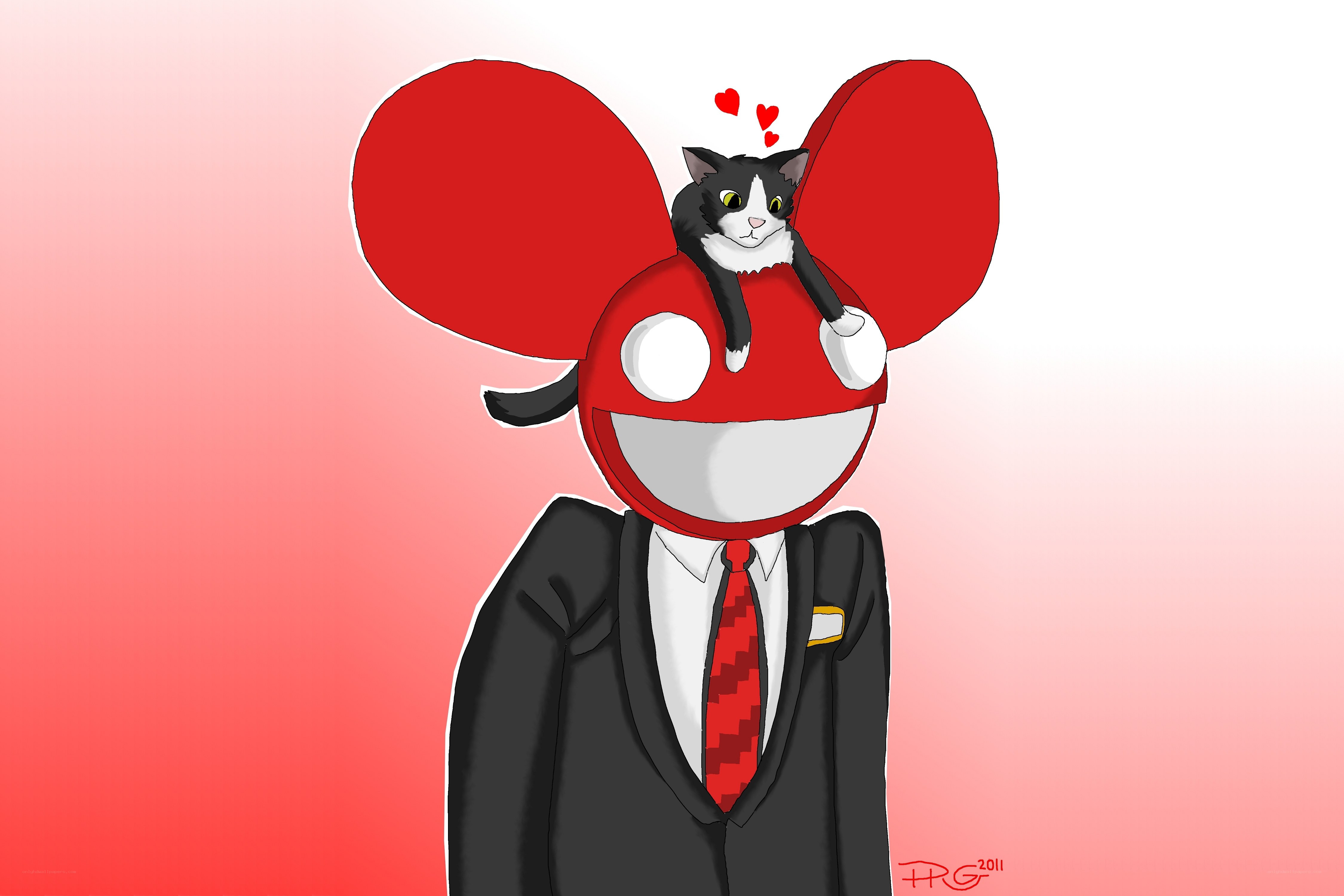 deadmau5 with cat