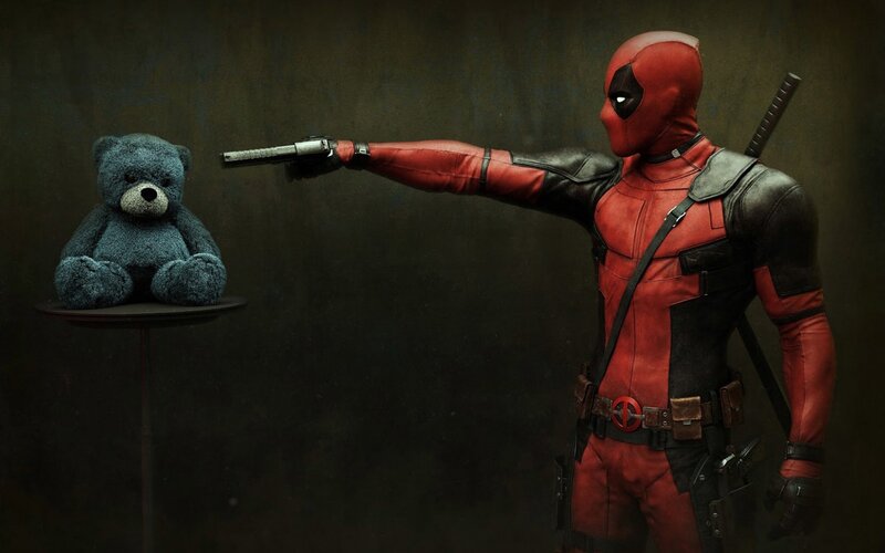 Deadpool Aiming Gun