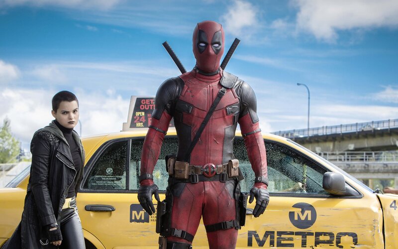 Deadpool and a Woman — Red