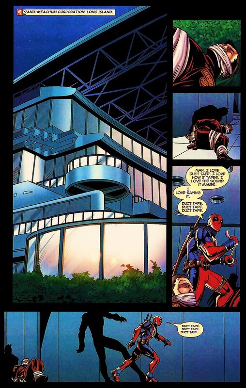Deadpool and duct tape