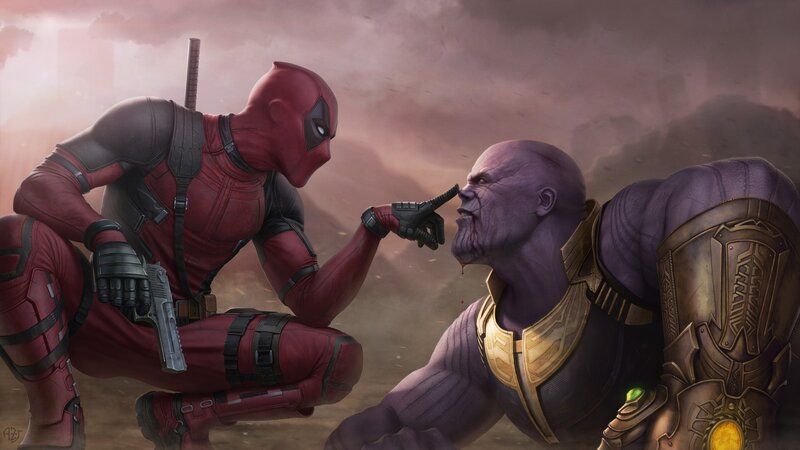 Deadpool and Thanos