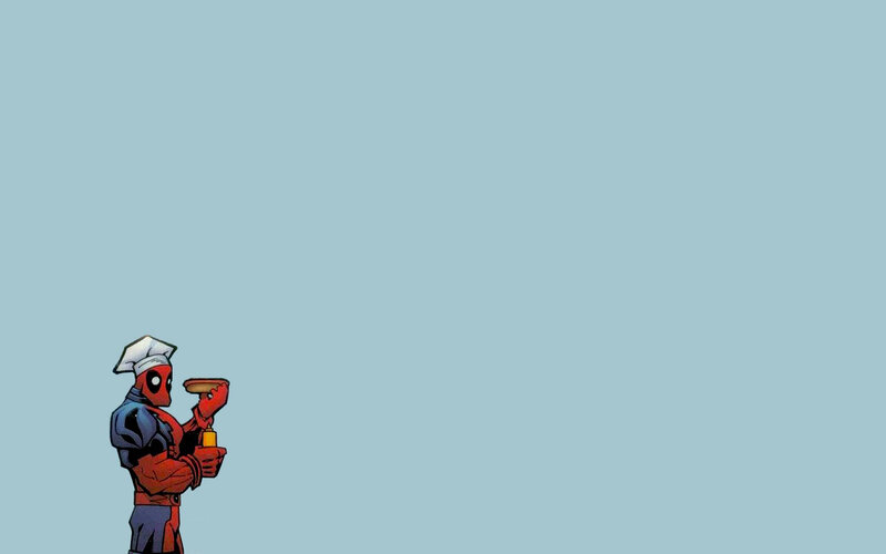 Deadpool as a Chef — Blue