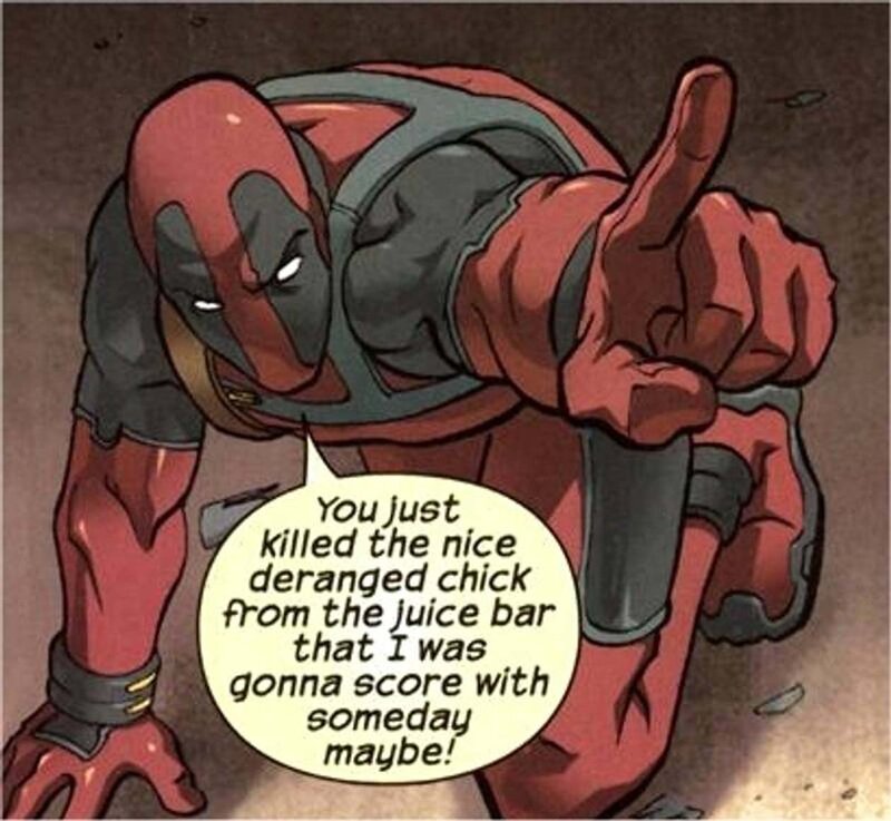 Deadpool blames someone