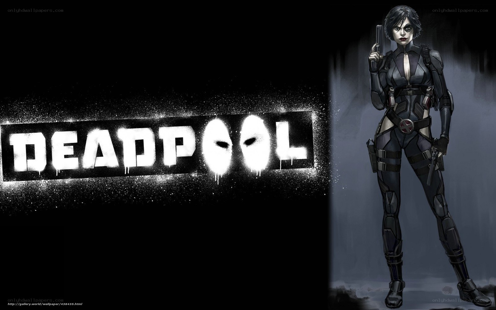 Deadpool character art wallpaper