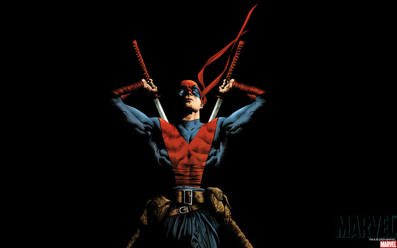 Deadpool Character — Black, Dramatic, Comic