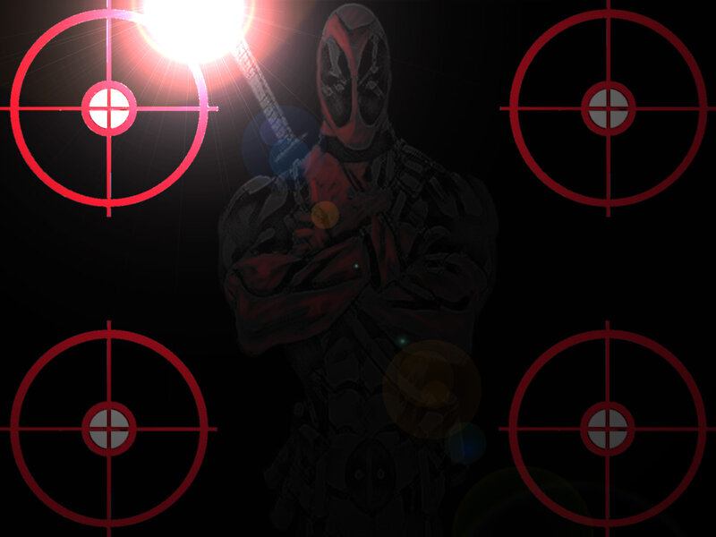 Deadpool Character — Black, Dramatic, Night