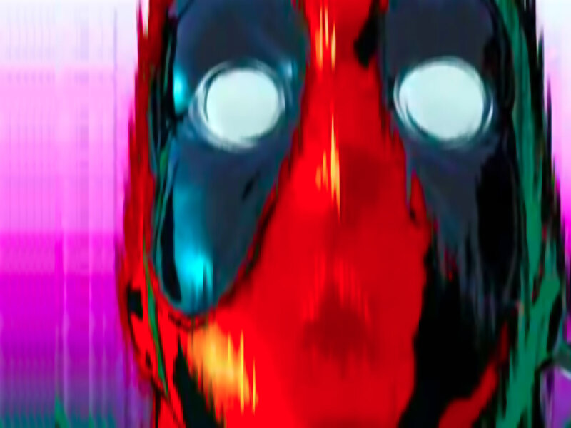 Deadpool character close-up