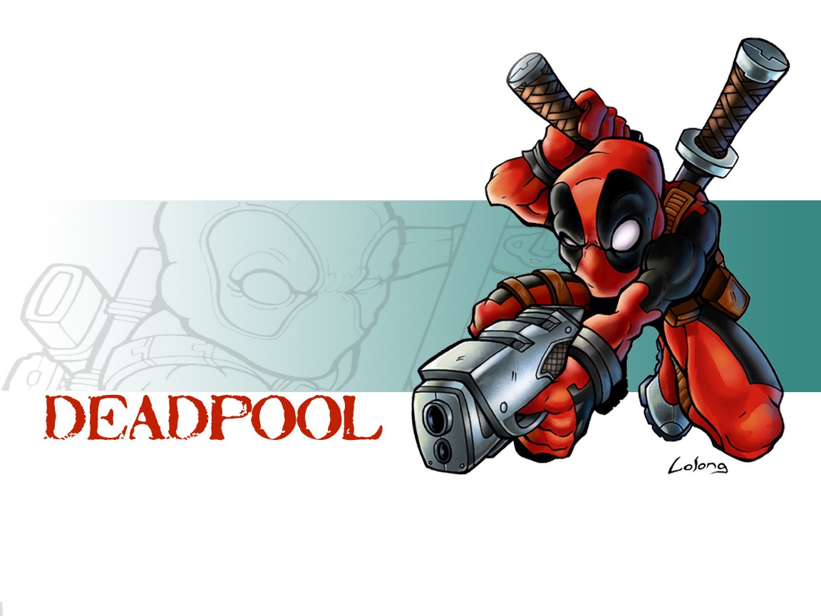 Deadpool character illustration