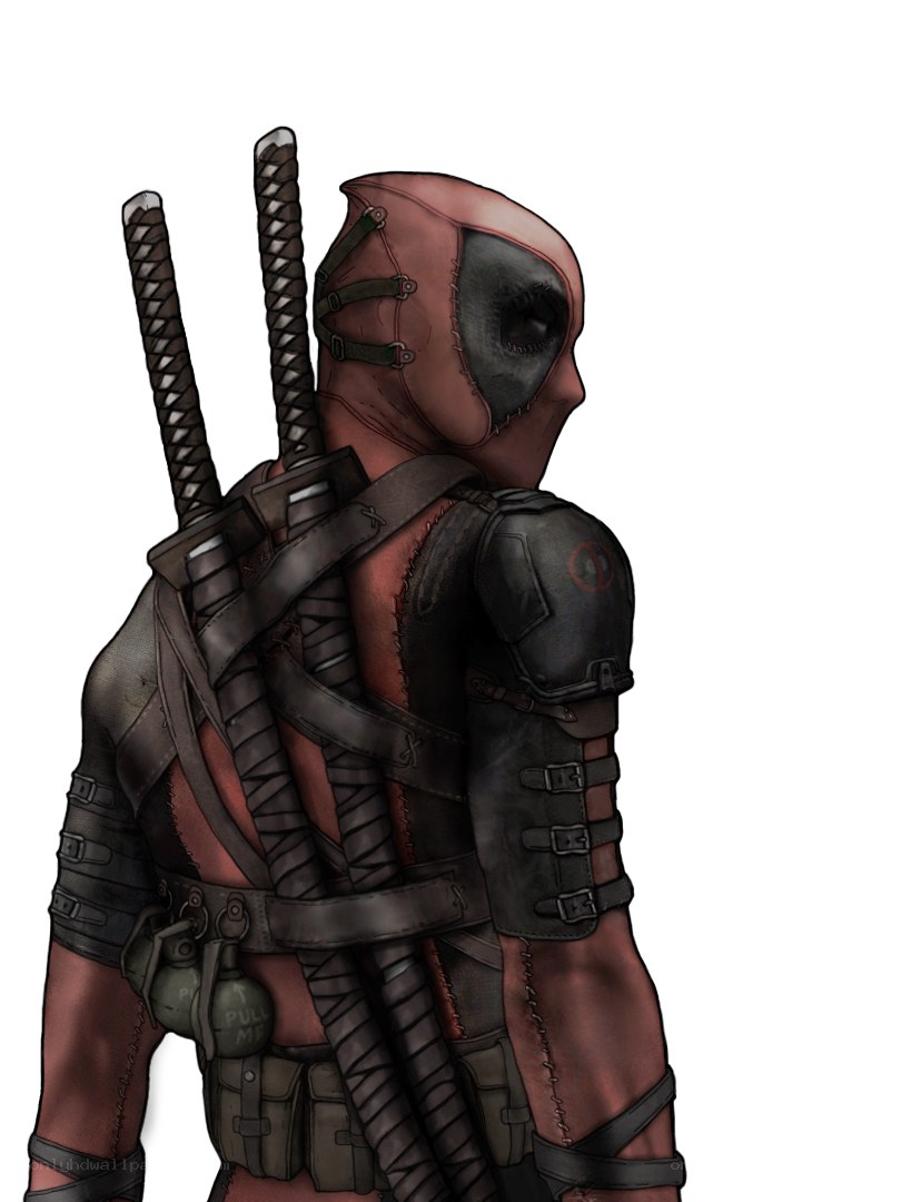 Deadpool character illustration