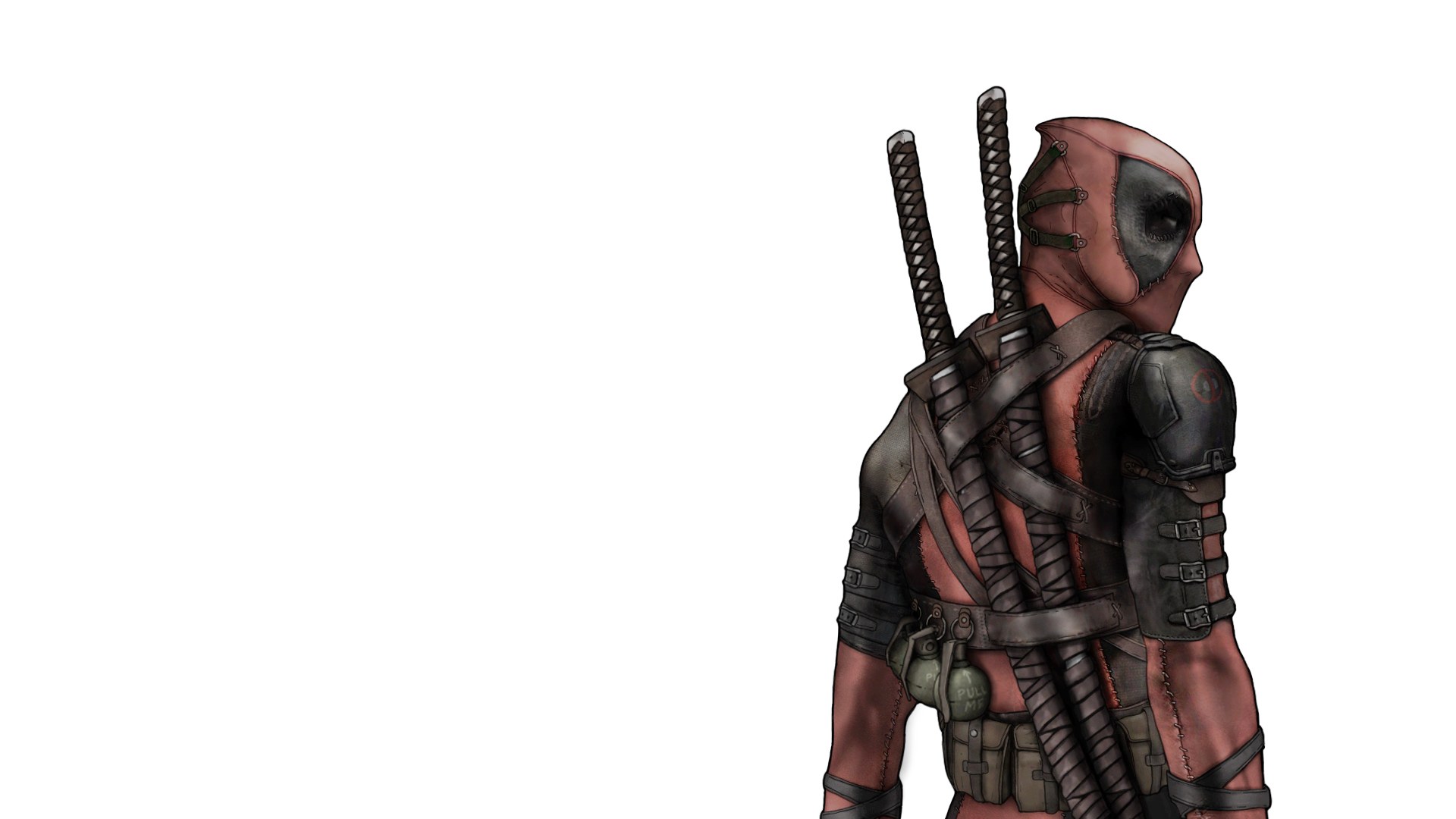 Deadpool character illustration