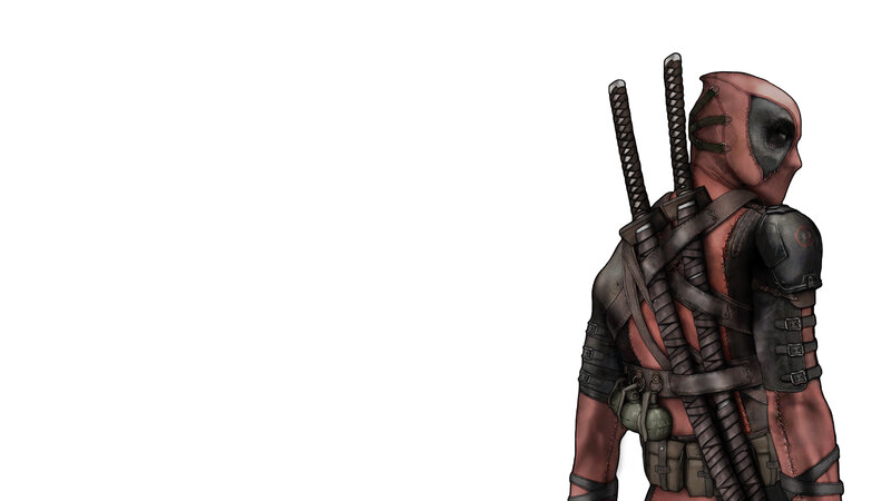Deadpool character illustration