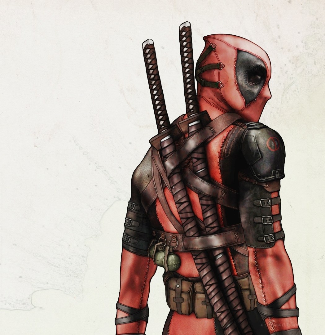 Deadpool character illustration